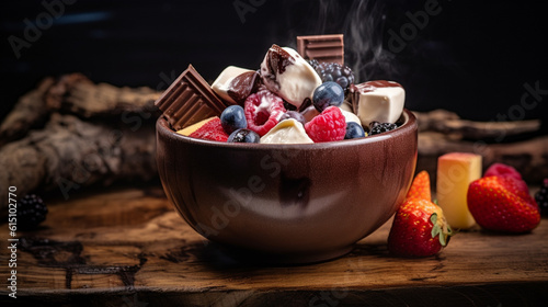 chocolate candy in a bowl © PhotoFlex