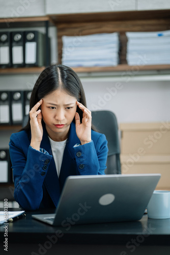 Working female are under stress from working.
