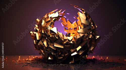 Abstract 3d explosion © Absent Satu