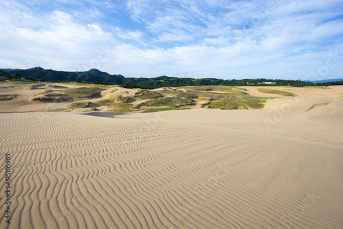 夏の鳥取砂丘とその紋様 鳥取県 鳥取砂丘