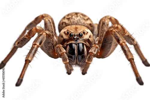 Close-Up Spider Transparent Isolated Arachnid, AI