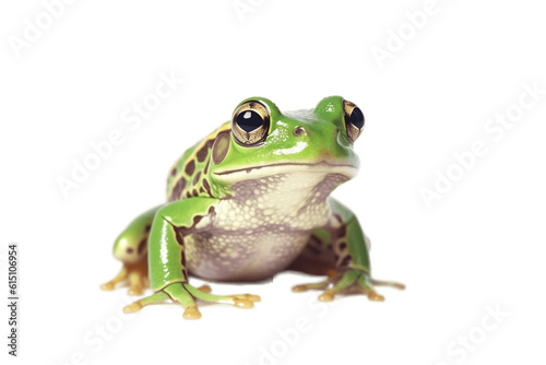 Green Frog Transparent Isolated , AI