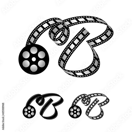 letter B film reel