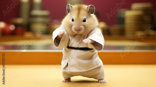 Karate hamster