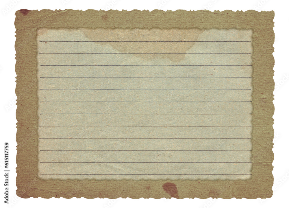 Fototapeta premium Vintage background of old paper texture isolated