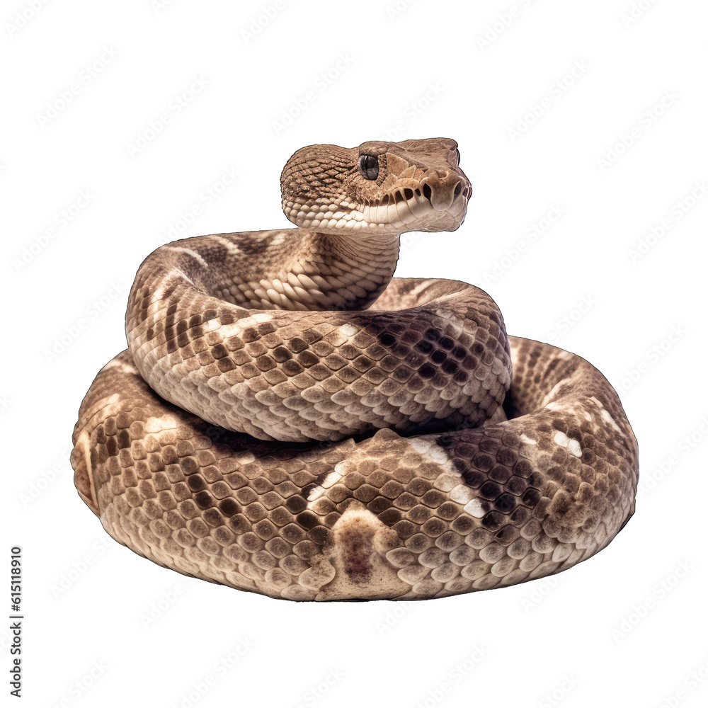 Obraz premium a brown snake, rattlesnake