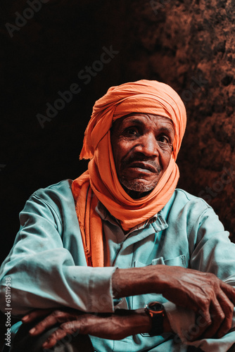 Nomad's clay house A refuge of tradition in Morocco where a nomadic soul finds shelter and cultural roots within the embrace of a humble clay dwelling photo