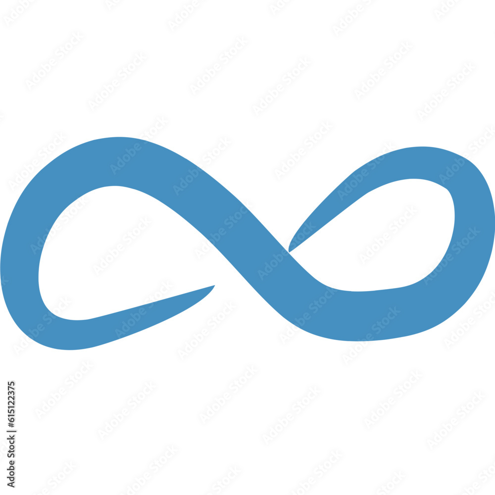 Blue Infinity Playful Scribbles Blue Infinity Playful Scribbles