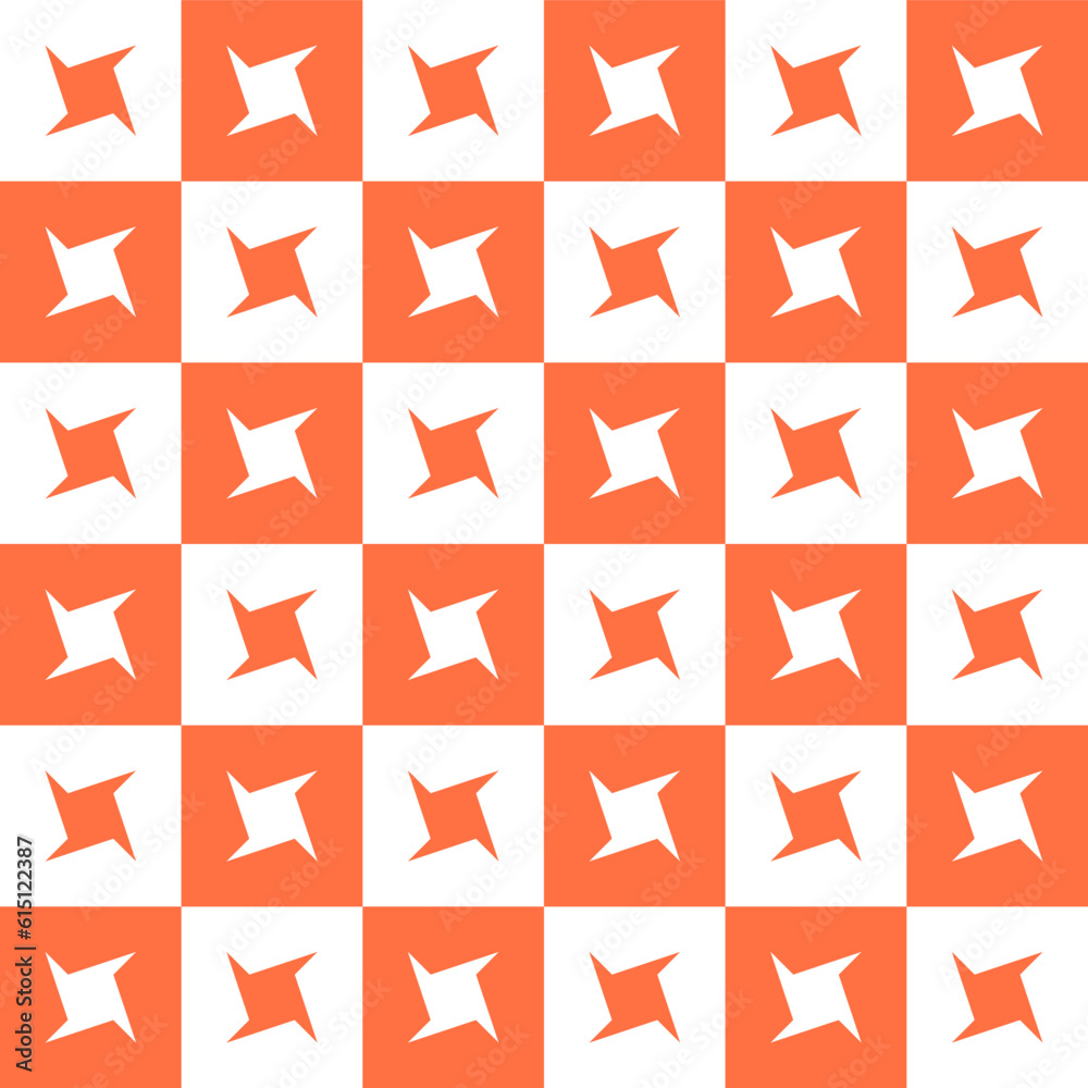 Orange ninja star. ninja star pattern. ninja star pattern background. ninja star background. Seamless pattern. for backdrop, decoration, Gift wrapping Orange ninja star. ninja star pattern. ninja star pattern background. ninja star background. Seamless pattern. for backdrop, decoration, Gift wrapping