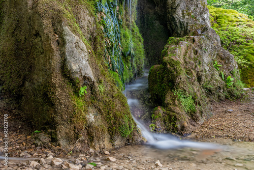 Bad Urach waterfalls in summer