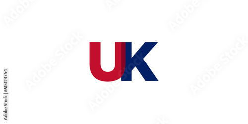UK city in the United Kingdom design features a geometric style illustration with bold typography in a modern font on white background.