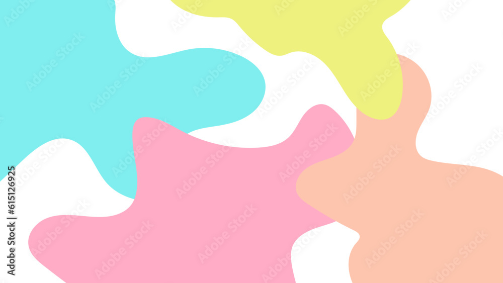 hand drawn background with pastel colors