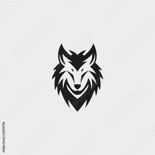 Wallpaper Mural Abstract wolf head logo design vector illustration Torontodigital.ca