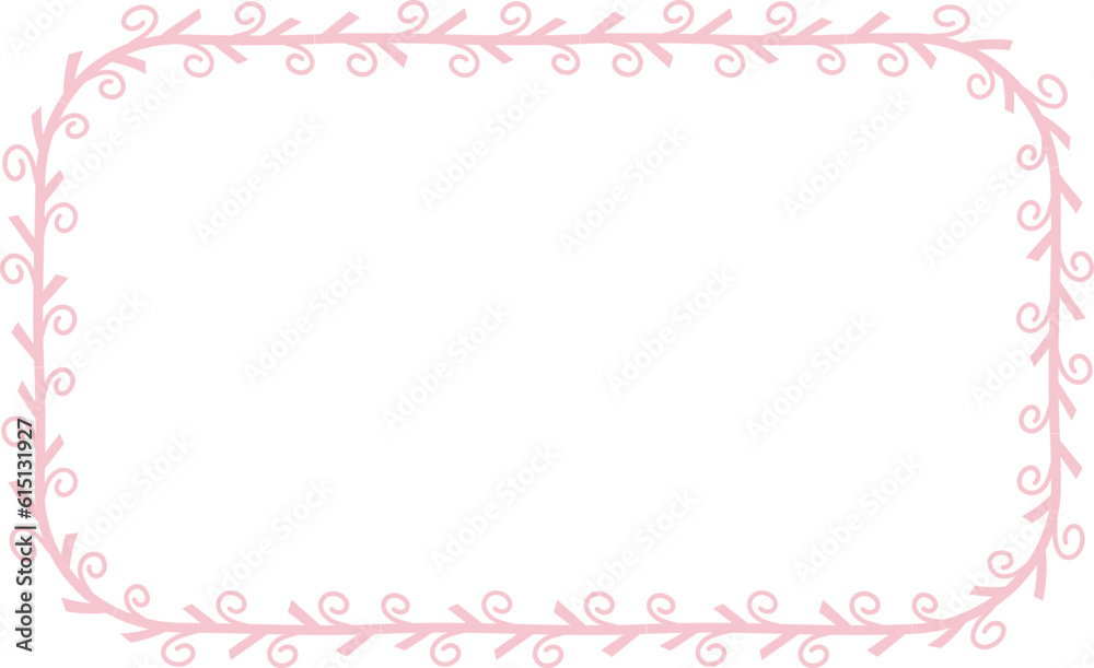 Rounded Rectangle Shape Spiral Frame Leaf Flower frame laurel wreath floral vector pink pastel decoration leaves botanical borders border framing pressed flowers background wedding valentine Rounded Rectangle Shape Spiral Frame Leaf Flower frame laurel wreath floral vector pink pastel decoration leaves botanical borders border framing pressed flowers background wedding valentine