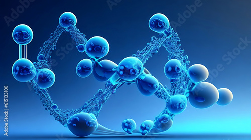 3d rendering of science abstract background photo