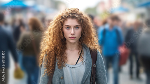 bad mood, young adult woman...