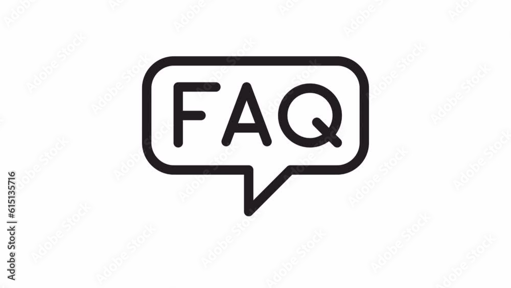 FAQ, Questions and FAQ animated icon on transparent background.
FAQ, Questions and FAQ animated icon on transparent background.