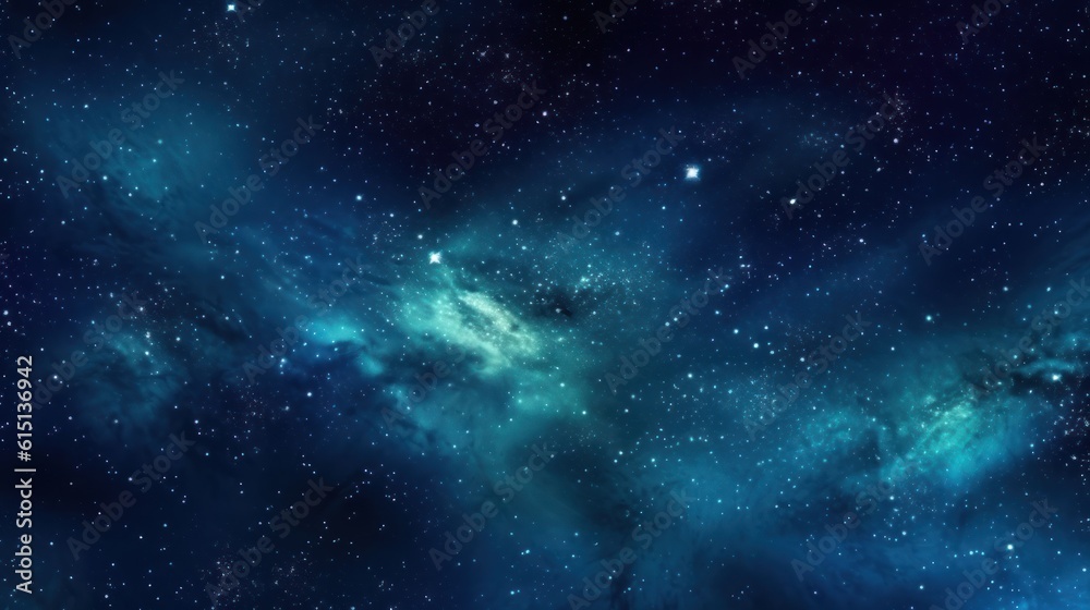 Fototapeta premium deep blue constellations