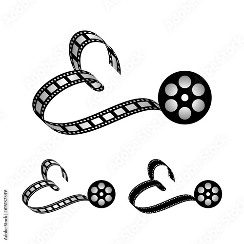 letter E film reel