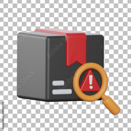 Fact Checking 3D Illustration