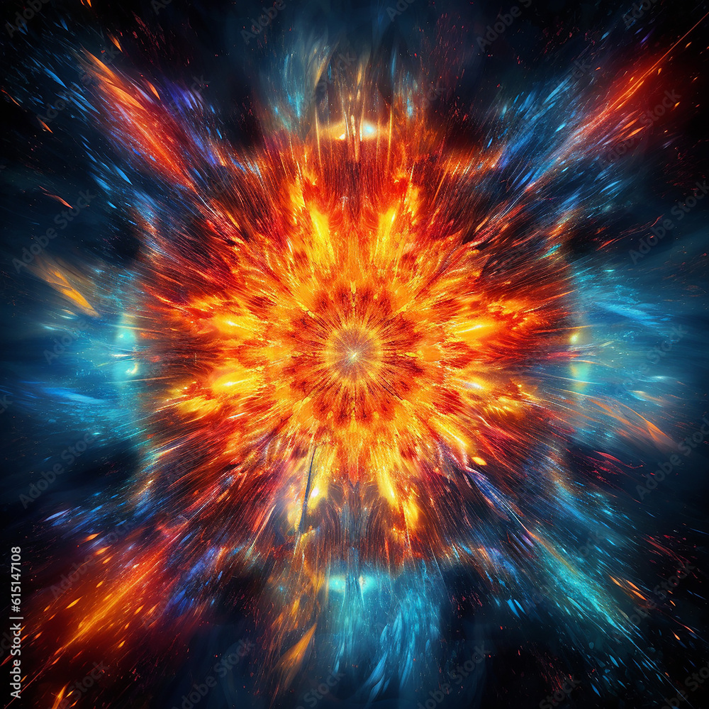 Fototapeta premium Farbexplosion