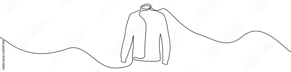 Cardigan icon line continuous drawing vector. One line A fairytale jacket icon vector background. Sweater icon. Continuous outline of a Clothes icon. Cardigan icon line continuous drawing vector. One line A fairytale jacket icon vector background. Sweater icon. Continuous outline of a Clothes icon.