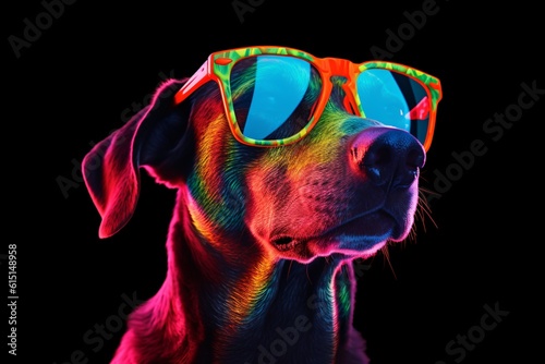 Image of a dog wearing sunglasses © Milo Donovan