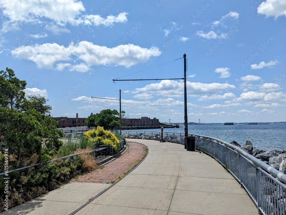 Boardwalk in Red Hook, Brooklyn, NY - June 2023