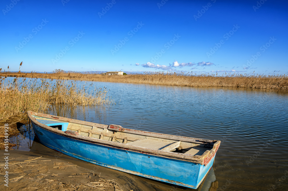 The Ebro Delta is a big wetland area and a unique natural region located in Spain.