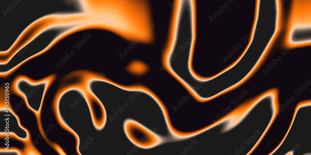 Abstract dark wavy background. Shiny liquid illustration
