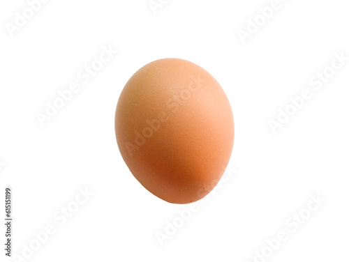 The image depicts one chicken eggs, without any background.