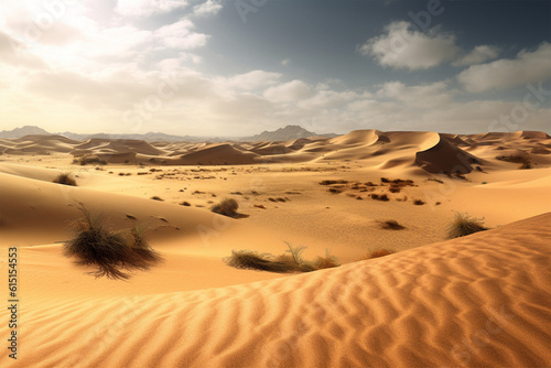 Generative AI. desert landscape background