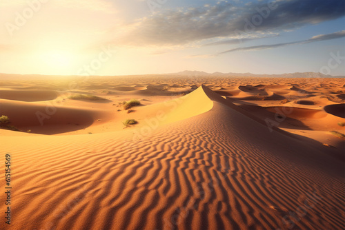Generative AI. desert landscape background