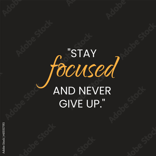Motivation Quote with a Smooth Solid Background