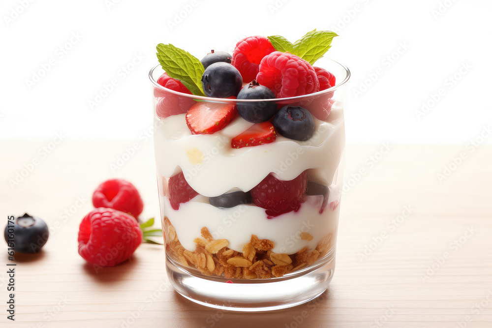 Yogurt Parfait - ai generated Yogurt Parfait - ai generated