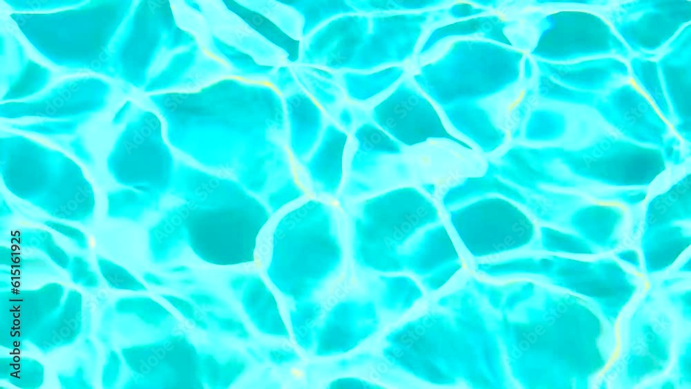 Pool water reflections on a sunny day