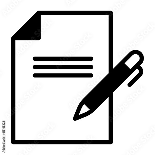 He is writing very famous article on politics