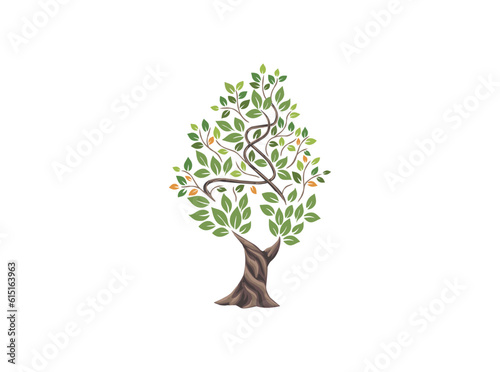abstract tree illustrations. decorative element