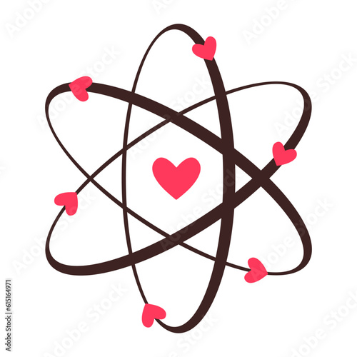 formula of love vector illustration