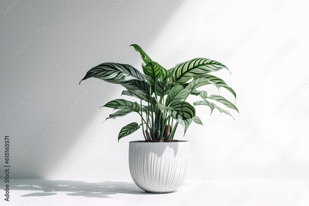 Isolated Potted Houseplant - Indoor Nature and Greenery Concept Isolated Potted Houseplant - Indoor Nature and Greenery Concept