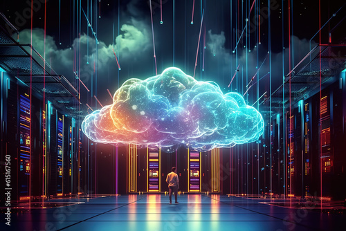 Cloud Networking, Crypto, AI, Firewall Network Security, Artificial Intelligence, Cyber Security, Cloud Managed, Circuit Board, AI Art for Business and Technology