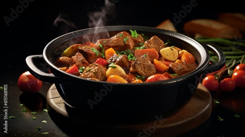 Savory Delights: Potjiekos - Slow-Cooked Stew in a Cast-Iron Pot