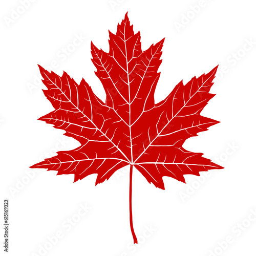 maple leaf stencil