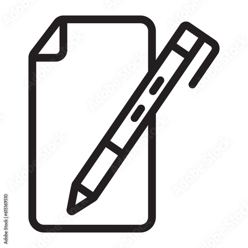 essay line icon