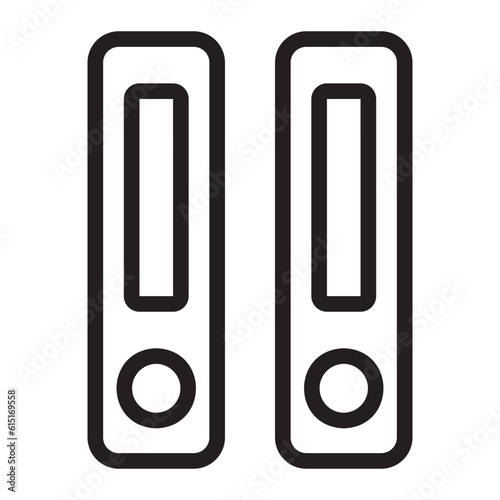 blinder line icon