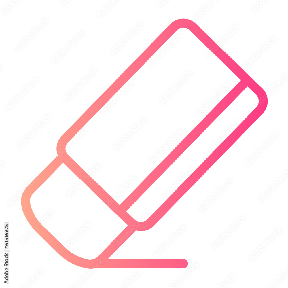 eraser gradient icon eraser gradient icon