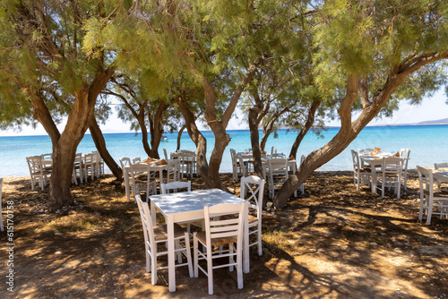 Tavern on the island Paros in Greece