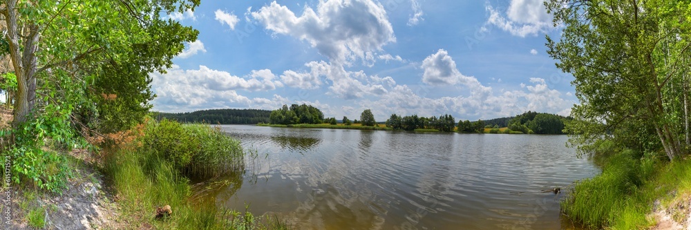 Panorama Talsperre Heyda bei Ilmenau