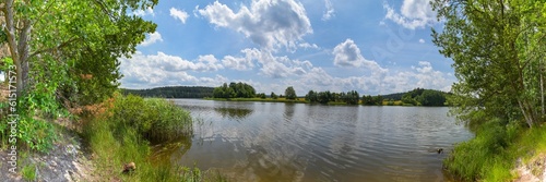 Panorama Talsperre Heyda bei Ilmenau