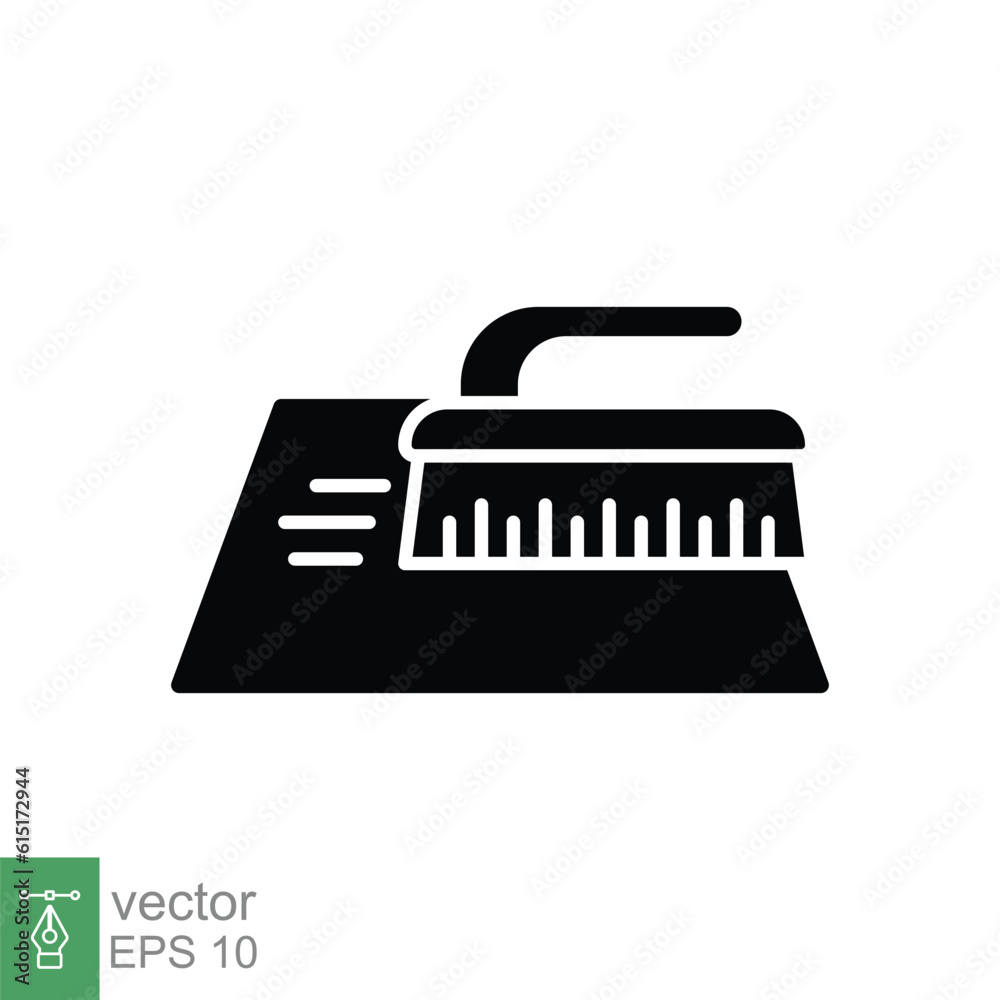 Clean surface icon. Simple solid style. Easy cleaning, cleanliness floor, ceramic tile, housekeeping concept. Black silhouette, glyph symbol. Vector illustration isolated on white background. EPS 10. Clean surface icon. Simple solid style. Easy cleaning, cleanliness floor, ceramic tile, housekeeping concept. Black silhouette, glyph symbol. Vector illustration isolated on white background. EPS 10.